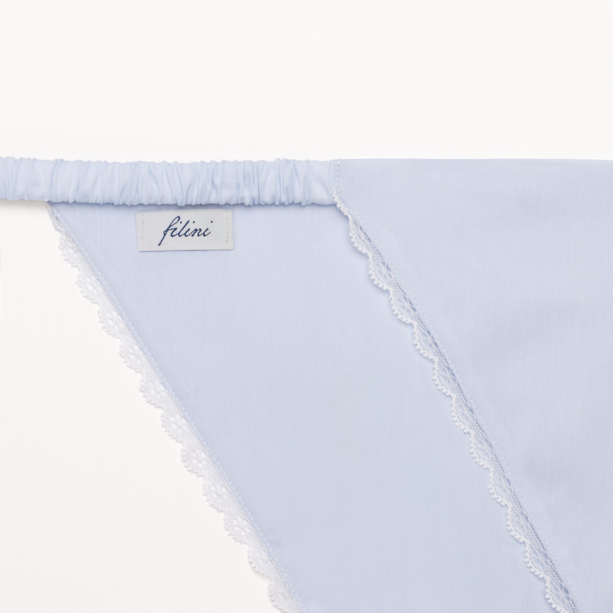 Cotton headscarf in soft blue #Color_Soft blue