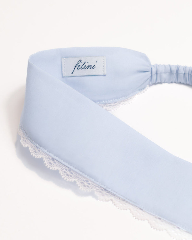 Cotton Headband Blue