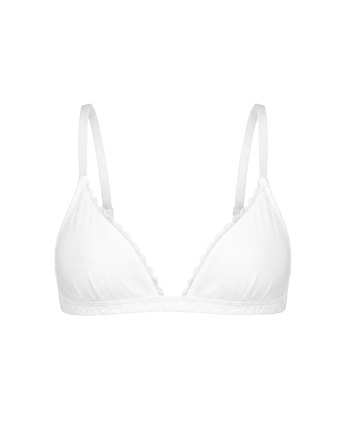 Greta Bralette White