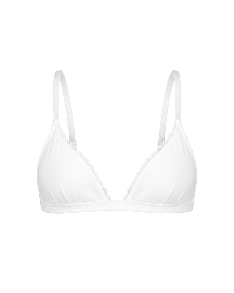 Greta Bralette White