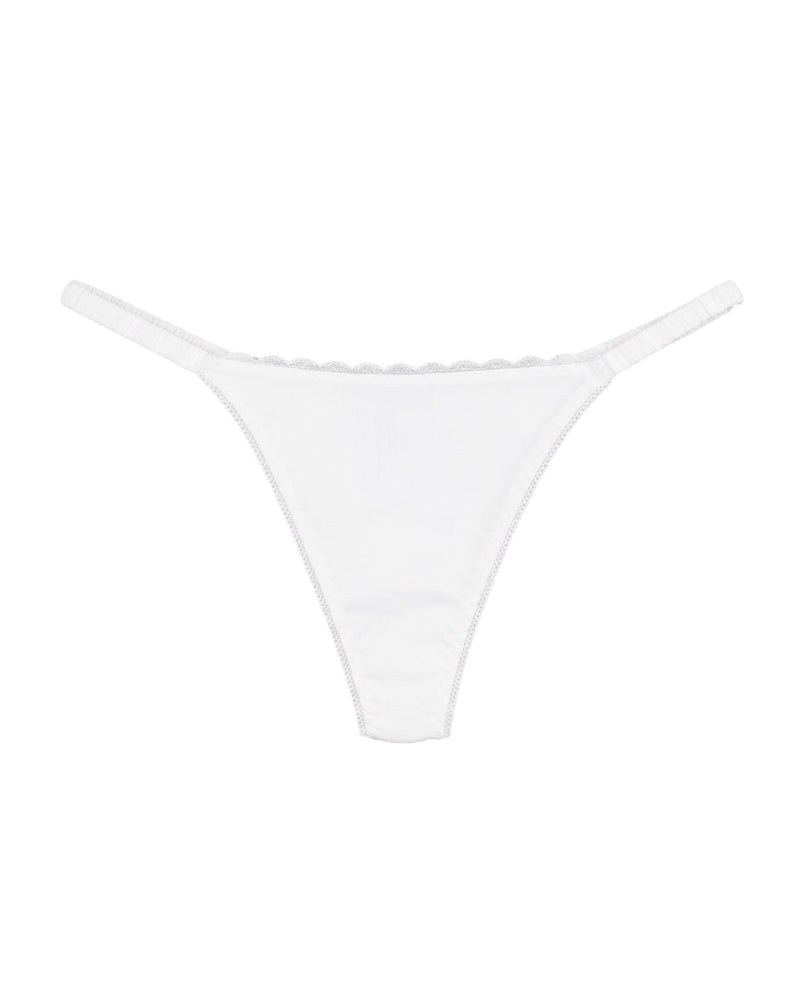 Greta Thong White